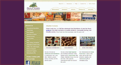 Desktop Screenshot of primafoodsinc.com